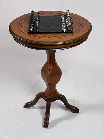 Round side table