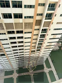 A distinctive two-bedroom apartment with a living room in Ajman One, with a down payment of 355,000.
