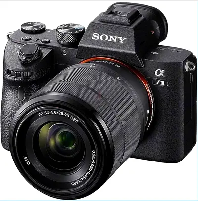 Sony Aplha 7 iii camera