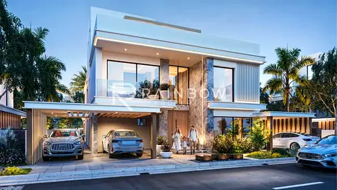 Beachfront Villa | 5 Bed | Lagoon & Marina Views | Furnished