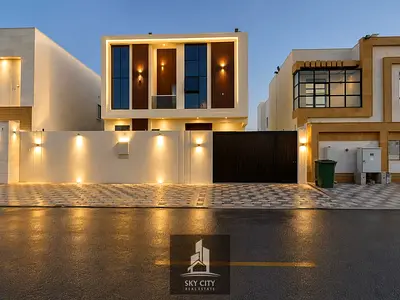 Villa for Sale in Al Zahya, Ajman | Behind Shops | 4 Bedrooms | Majlis & Two Living Rooms | 3,014 Sq. Ft. Plot