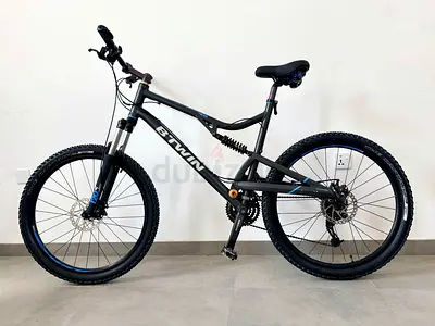 Full suspension BTwin mountain bike