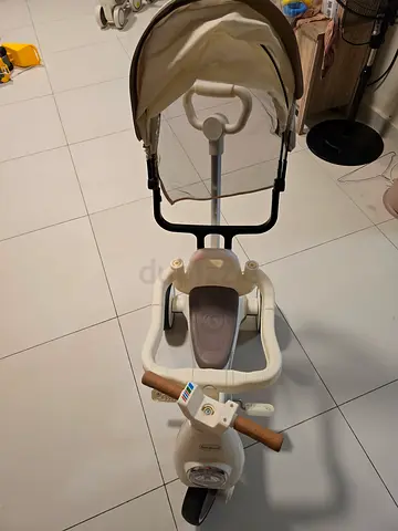 Tricycle with push bar for sale