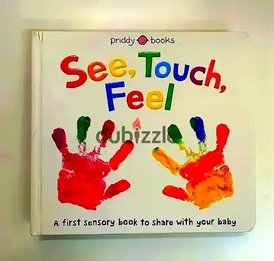 See, Touch, Feel — First Sensory Board Book for Babies
