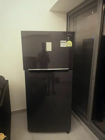 Samsung RT50K6257UT 500ltr. Black top-freezer refrigerator - good condition, single door