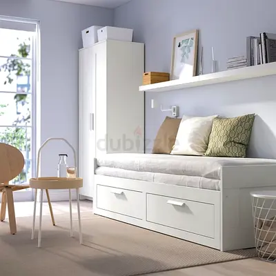 Ikea Day-Sofa Night-bed frame with 2 drawers
