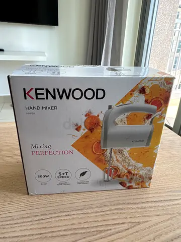 Kenwood Hand Mixer (White) - Gently Used, Complete in Box