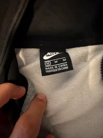 Nike Tech Fleece Hoodie Grey and Black Size S-M