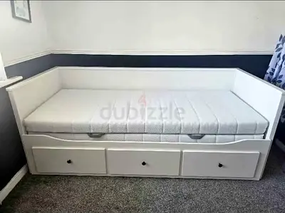 Ikea hemness daybed with ikea mattresses