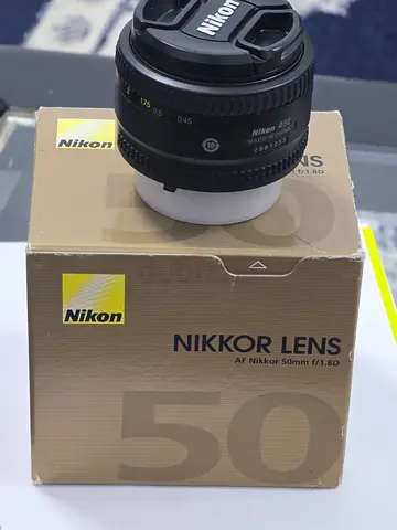 Mint Condition Nikon AF 50mm f/1.8D Portrait Lens