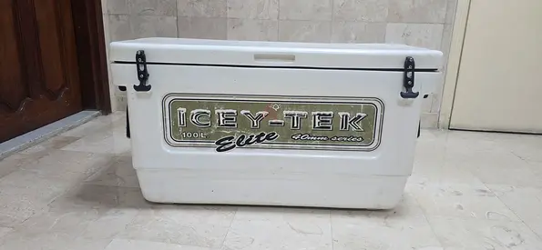 ICEY TEK 100 LITER COOLER BOX BEST FOR BOAT FISHING