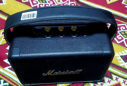 Marshall Kilburn II Bluetooth Portable Speaker - Black  Brass