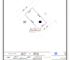 Prime Residential Land with Two Streets (Front and Back) in Al Ghafia Area