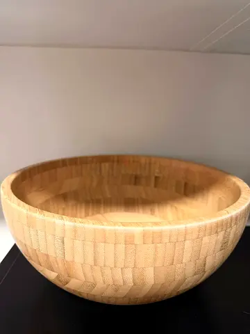 Wooden serving set