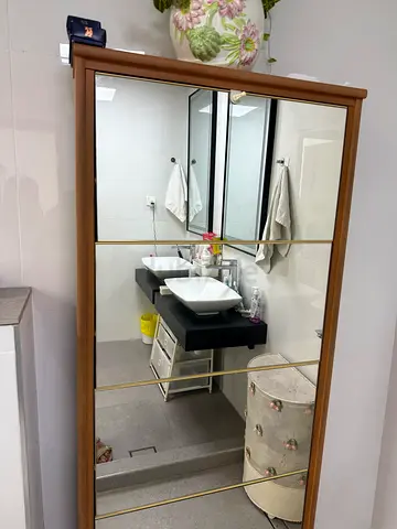 Mirror shoe rack