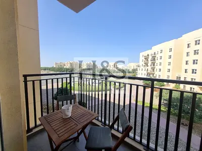 Remraam | Park View balcony | Furnished & Ready
