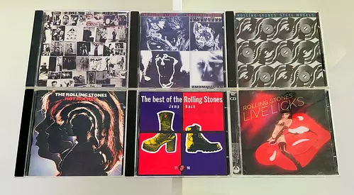 6 Rolling Stones Music CD’s