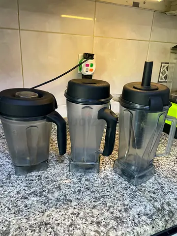 Vitamix Blender Jars with Lids and Handles and tampers