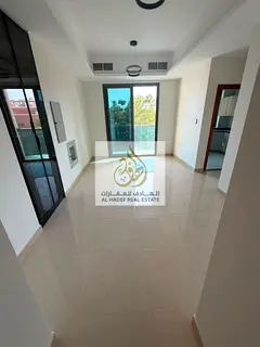 Two bedrooms and a living room—first-time occupancy—in Al Humaidiya 1. Excellent size, high-end 