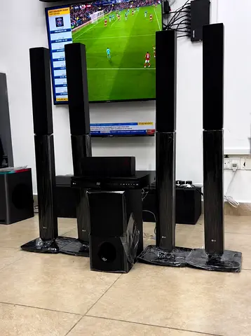 Home Theater Speaker System with Subwoofer - Good Working Condition