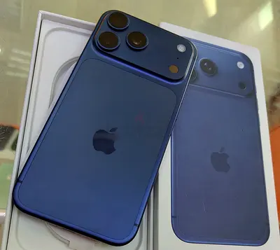 Blue Apple iPhone 17Promax in original box — good condition