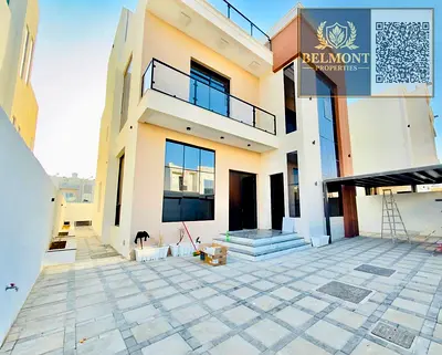 🏡 فيلا فاخرة جديدة بالكامل للبيع مع 06 غرف نوم ماستر للإيجار – الهيليو، عجمان ✨ أفضل سعر للإيجار | تصميم واسع | جاهزة للسكن