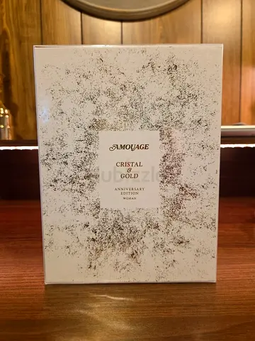 Amouage crystal and gold anniversary edition perfume for woman