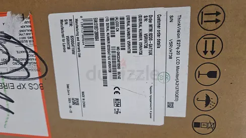 Brand New Lenovo ThinkVision E27q-20 27-inch QHD Monitor