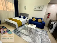 Now available: Furnished studio apartment for monthly rent – ​​Al Yasmin Towers | Al Jurf 2 