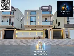 Villa (with pool) for sale | Ajman | Al Helio 2 area | 5 bedrooms, majlis, 3 living rooms, roof and 