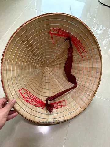 Asian conical rice hat (dâu)
