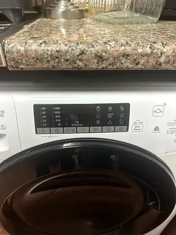Used built-in microwave oven - white, good working condition