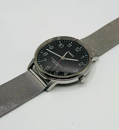 Timex The Waterbury Quartz Silver Stainless Steel Watch For Men