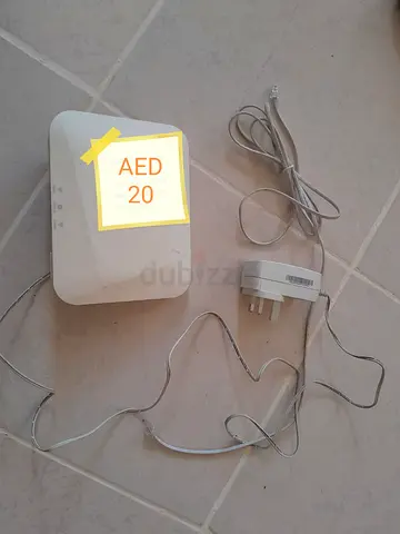 Used TP-Link/Generic ADSL Modem Router with UK Power Adapter