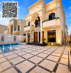 🏡 Brand New Classic Villa for Sale in Al Rawda 2, Ajman | Private Swimming Pool | 5 Master Bedroo