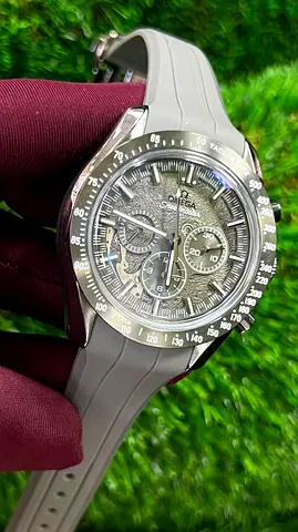 OMEGA SPEEDMASTER AUTOMATIC SAPPHIRE GLASS MASTER QUALITY GRAY WATCH