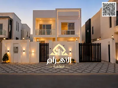 Villa for sale in Ajman | Al Zahiyah area | 3 bedrooms, majlis, 2 living rooms, maid's room | Freehold ownership for all nationalities | Negotiable