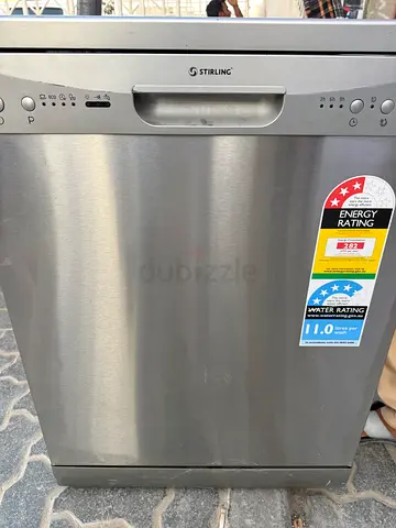 Stirling 12-Place Stainless Steel Dishwasher – Brand New, Minor Dent on Side – AED 500