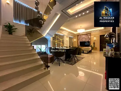 Luxury villa for sale, fully furnished, with a swimming pool and rooftop terrace. All fees included: electricity, water, air conditioning, and registr