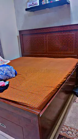 Double Bed with storage drawers and closet