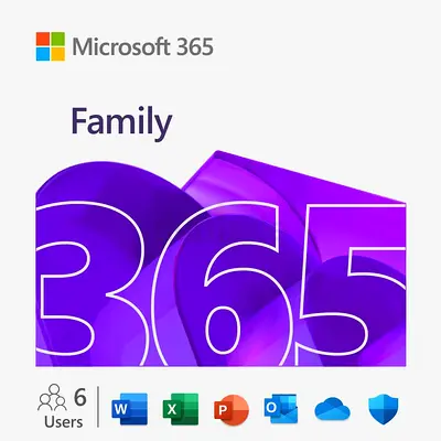 Microsoft 365 Family - 6 Users ( Genuine Key