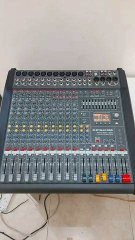 Dynacord Power Mate 1000 Professional Audio Mixer - 12+2 Channel, Good Working Condition