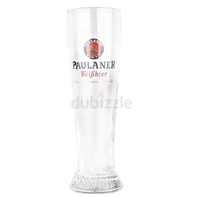 Paulaner Weisbier Tall Beer Glass - Set/Single (Good Condition)