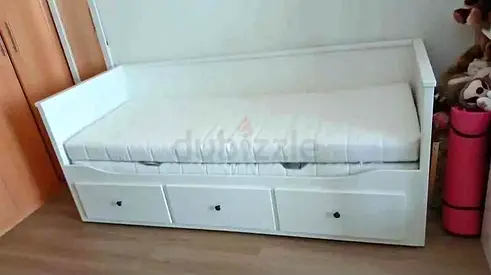 Ikea hemness daybed with ikea mattresses