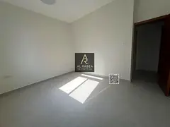 For annual rent in Ajman, first occupancy, Al Jurf 3, large spaces, the building has two bedrooms an