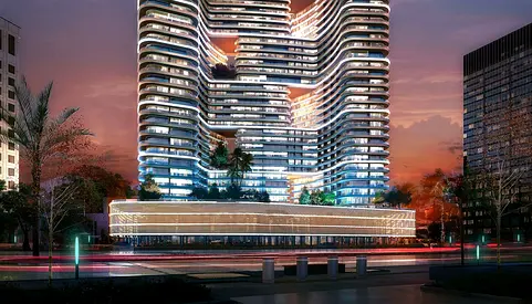Studio in binghatti hills, al Barsha south