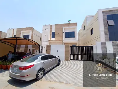 Luxury villa for sale in Al Helio 2 - Ajman | 3 bedrooms | Majlis + hall | Sale includes electricity + water + AC + furniture | Freehold for all.