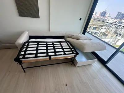 Ikea gronlid L shape sofa bed with mattress