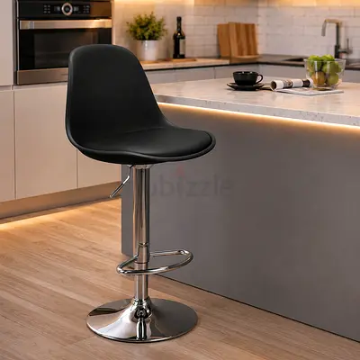 Selling New Modern Adjustable Bar Stool Chair, Swivel Kitchen Counter Stool with Backrest  Footrest,