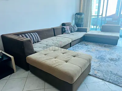 Modular L-Shaped Sofa | Comfortable | AED 500